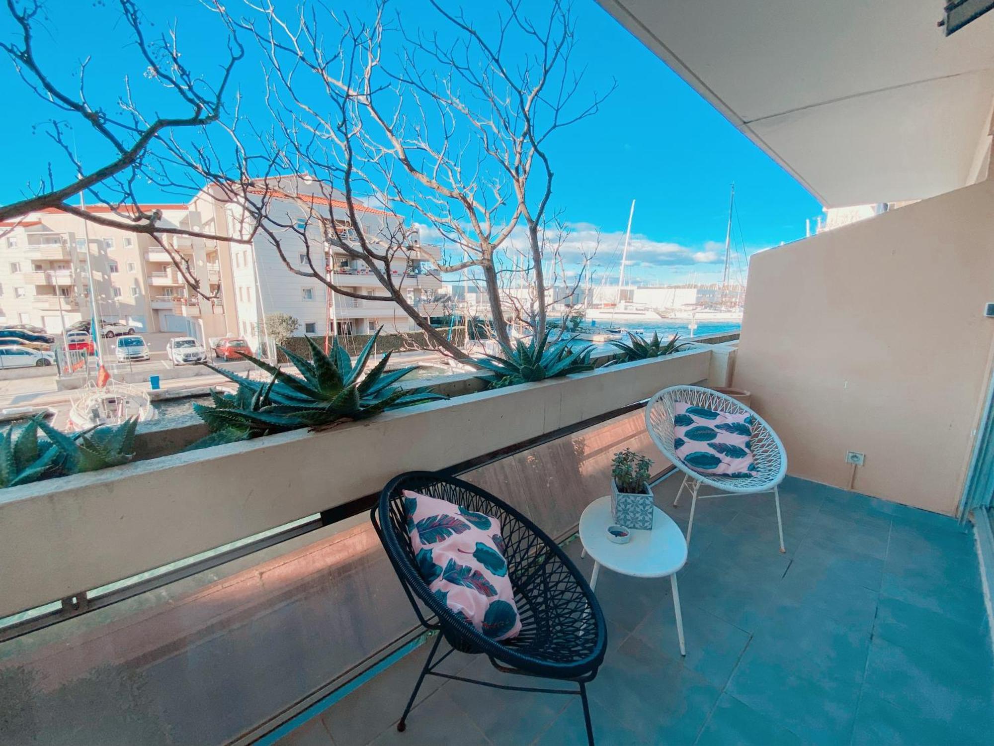Apartamento Superbe T2 au calme avec balcon sur la marina - 10 Canet-en-Roussillon Exterior foto