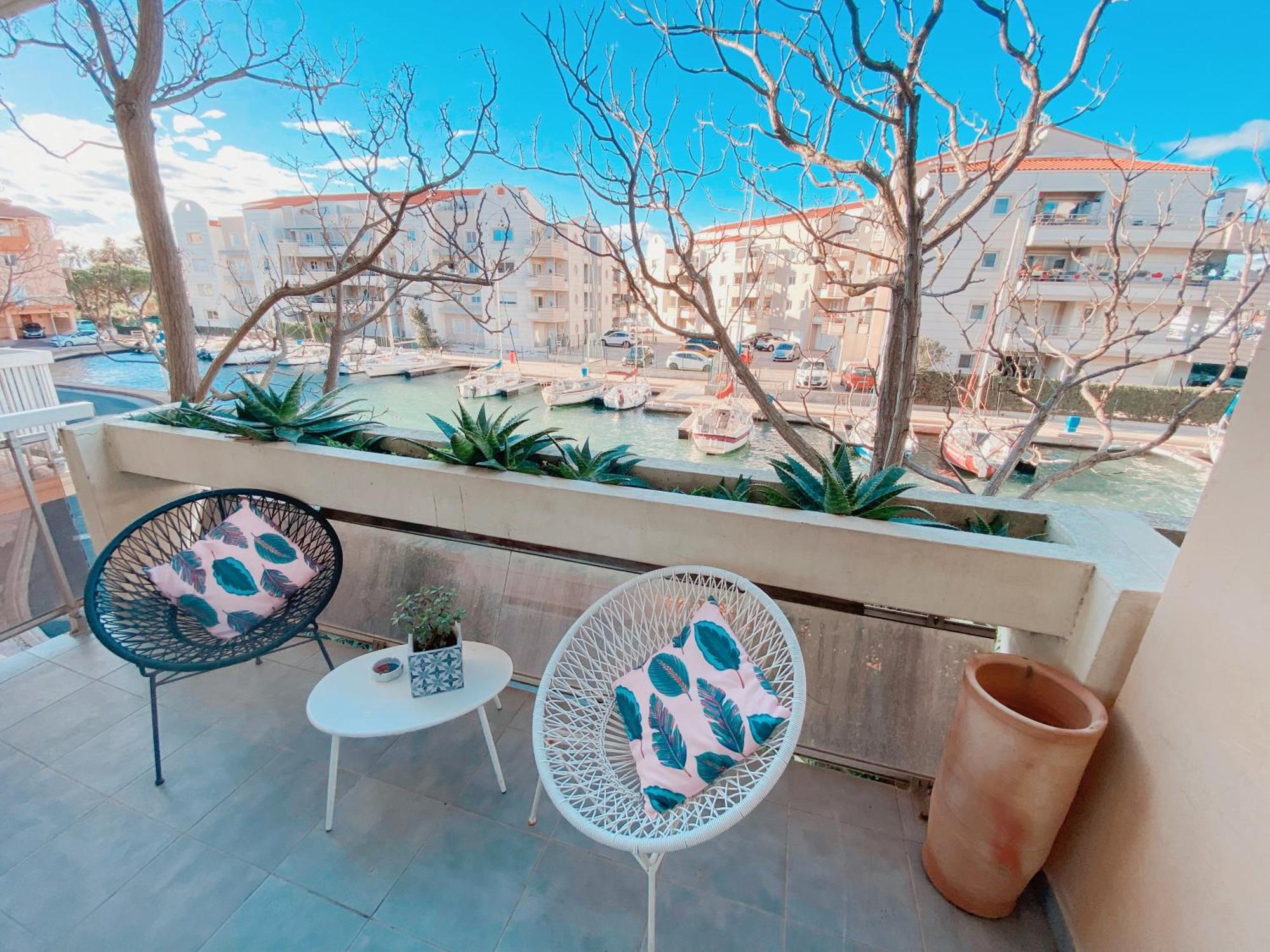 Apartamento Superbe T2 au calme avec balcon sur la marina - 10 Canet-en-Roussillon Exterior foto